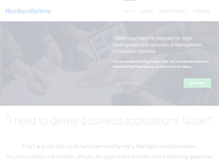 Tablet Screenshot of numbersbelieve.com